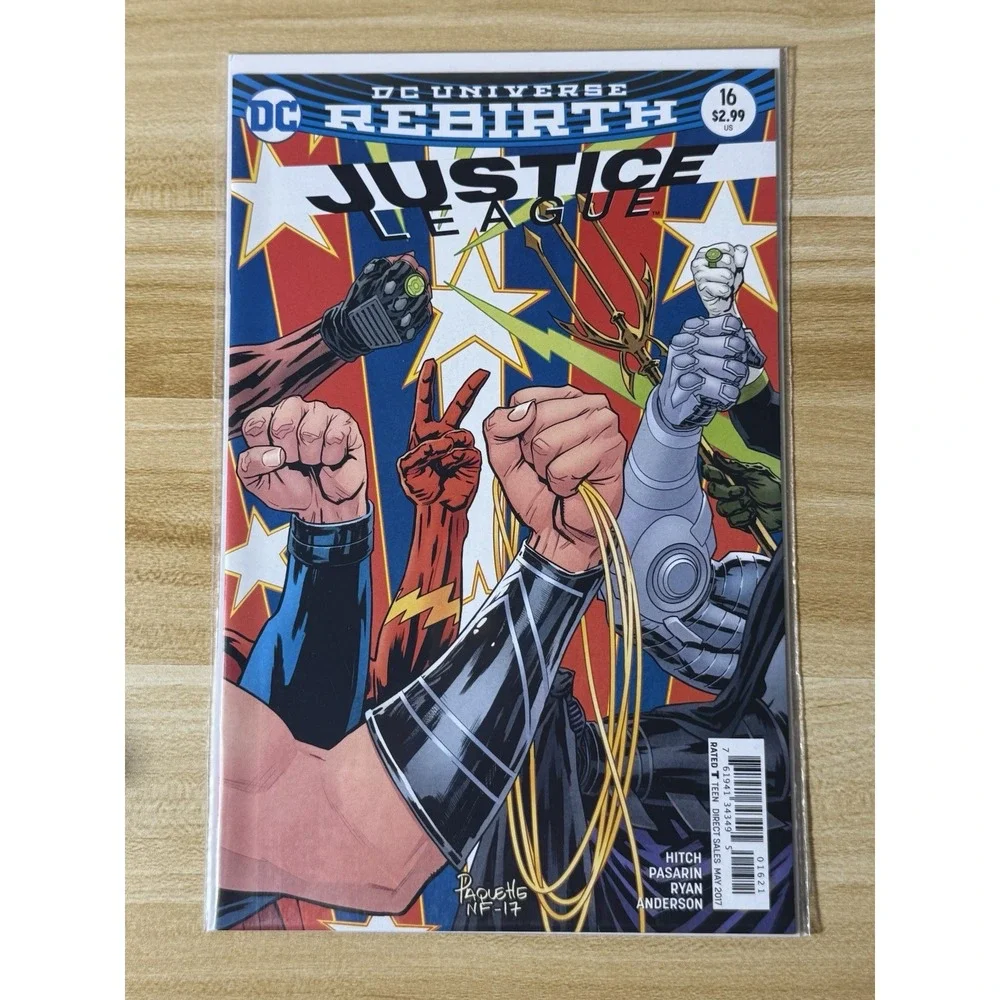 Justice League #16 Rebirth Hitch Pasarin Ryan Anderson  DC‎ Comics